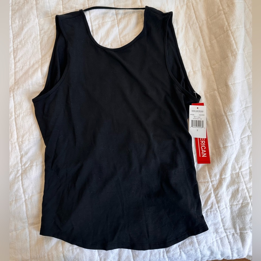 Good American Cross Back Tank